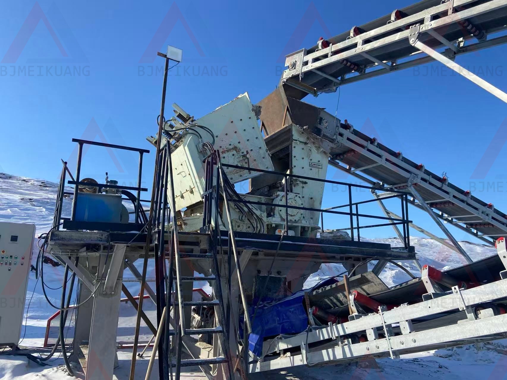 Participated in an open-pit mining operation in Russia