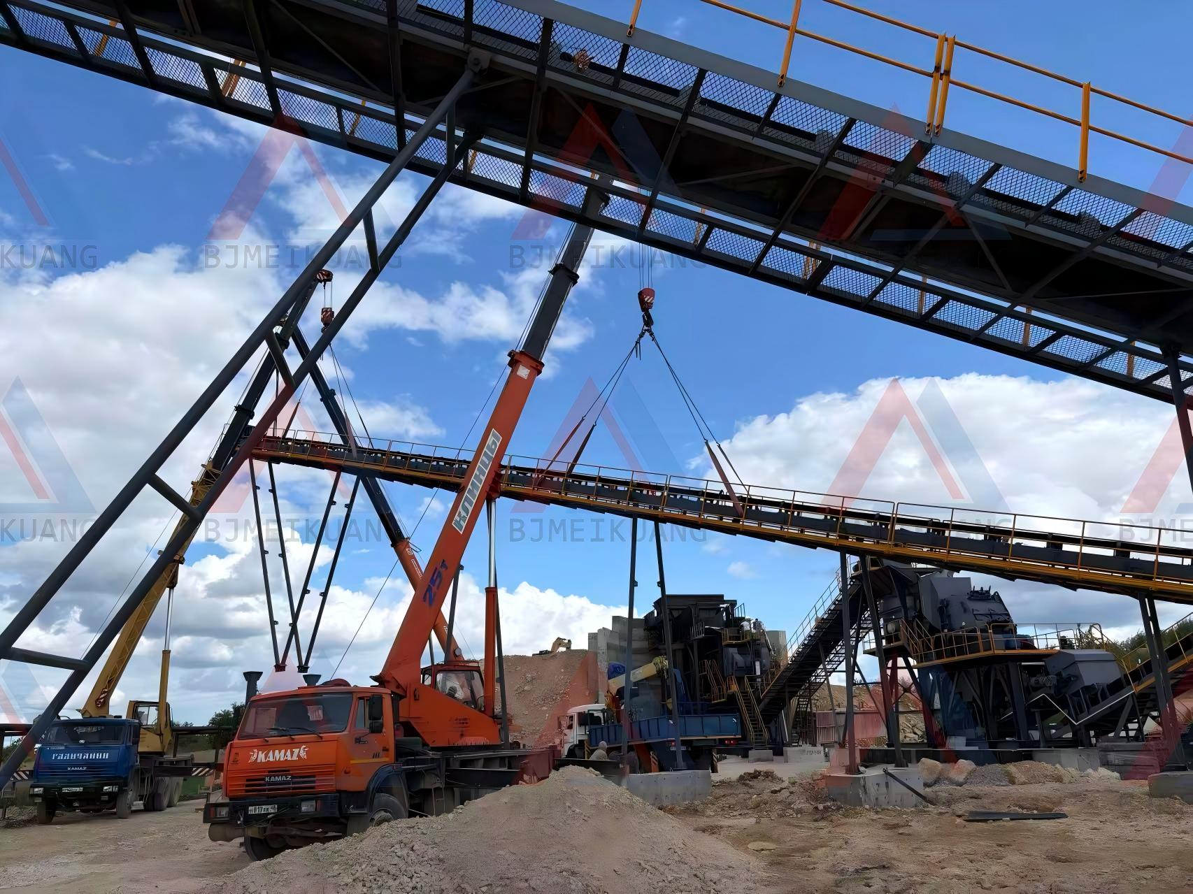 Mining production line maintenance service
